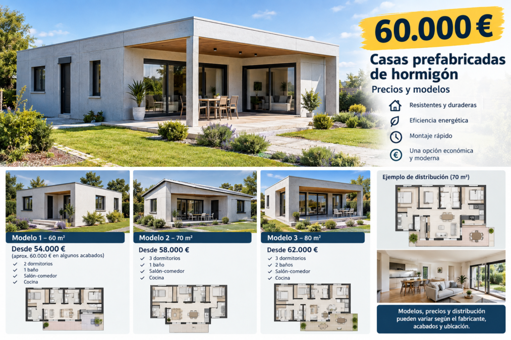 60.000 euros hormigon casas prefabricadas precios y modelos