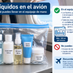 Líquidos en el avión