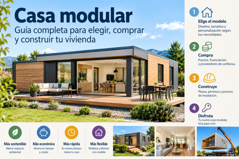 Casa modular: guía completa para elegir, comprar y construir tu vivienda 1 Casa modular