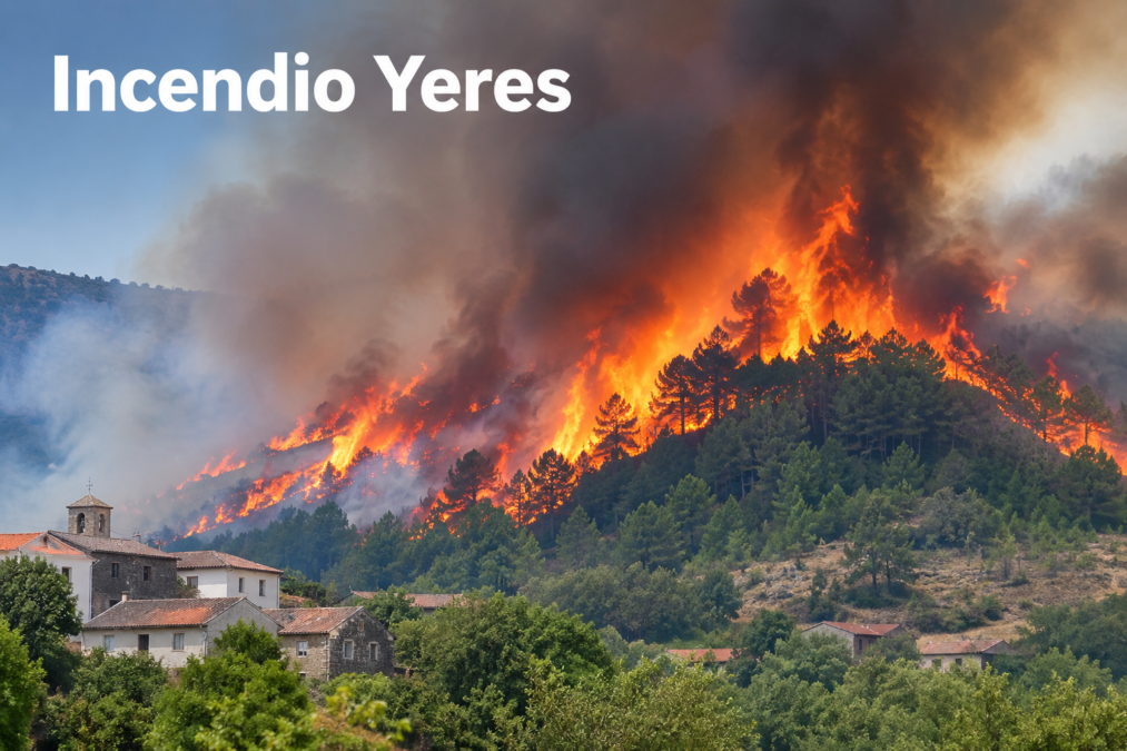 Incendio Yeres: qué ocurrió y qué se sabe sobre el fuego 1 Incendio Yeres