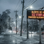 Alerta por tormenta de hielo