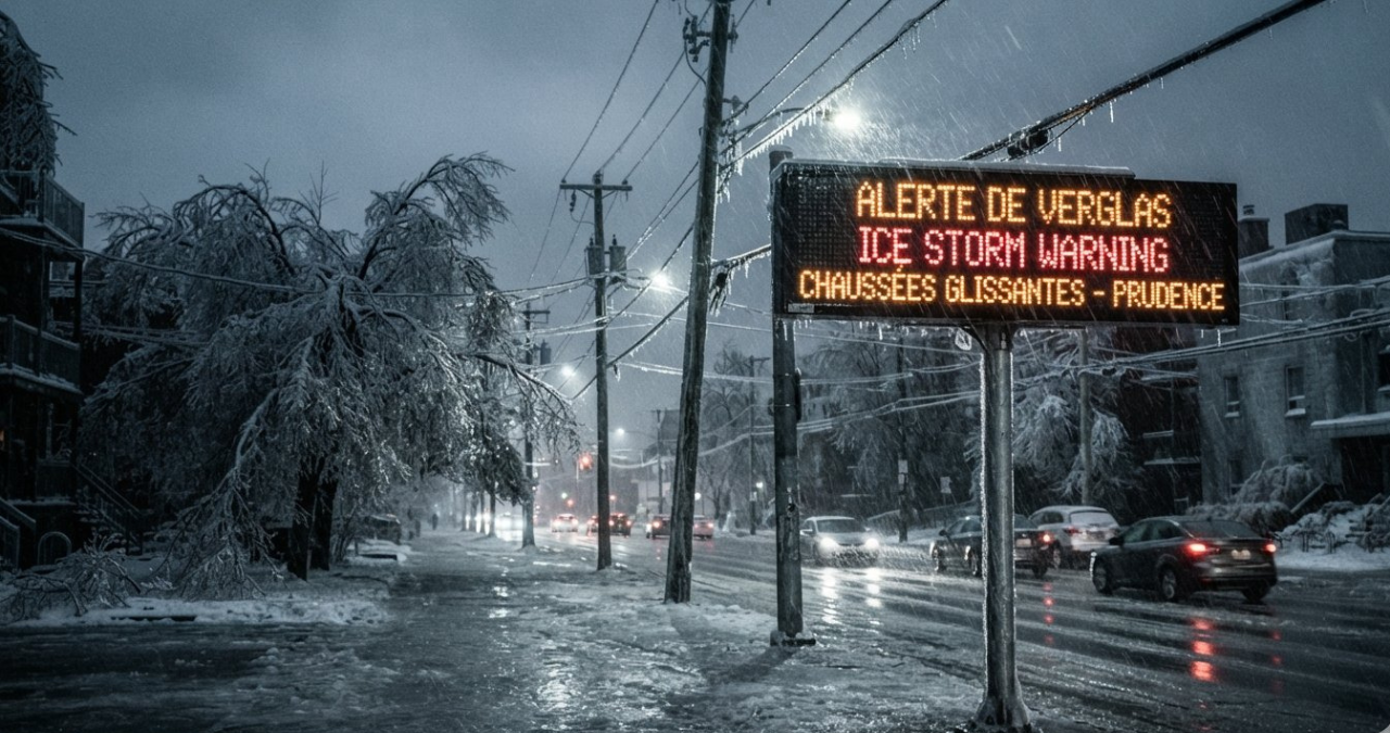 Alerta por tormenta de hielo
